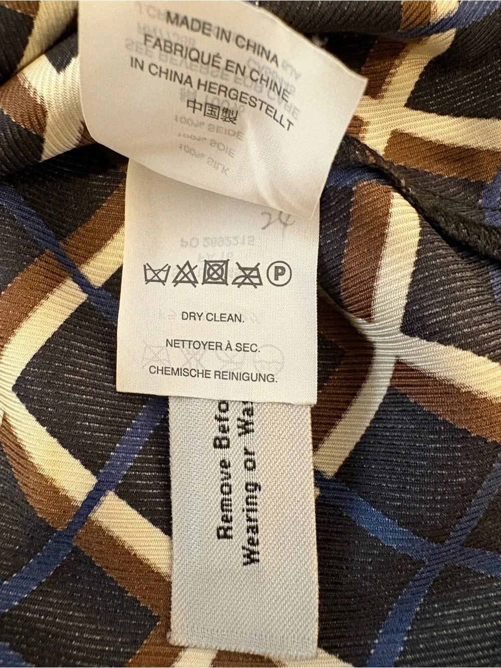 J Crew silk windowpane print top. Size 00.